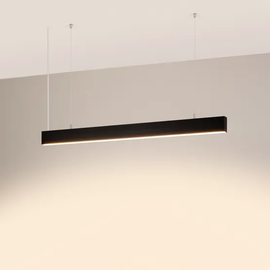 Фото #3 товара Профиль с экраном SL-LINE-3667-2500 BLACK+OPAL (Arlight, Алюминий)