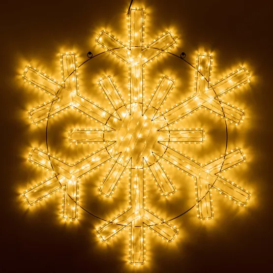 Фото #1 товара Фигура светодиодная ARD-SNOWFLAKE-M11-1250x1200-604LED Warm (230V, 36.5W) (Ardecoled, IP65, 1 год)