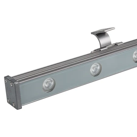 Фото #1 товара Светодиодный прожектор AR-LINE-1000XS-12W-24V RGB (Grey, 30 deg, DMX512) (Arlight, Закрытый)