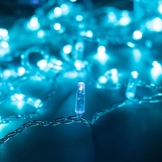 Фото #1 товара Светодиодная гирлянда ARD-STRING-CLASSIC-10000-CLEAR-100LED-FLASH Azure (230V, 7W) (Ardecoled, IP65, 1 год)