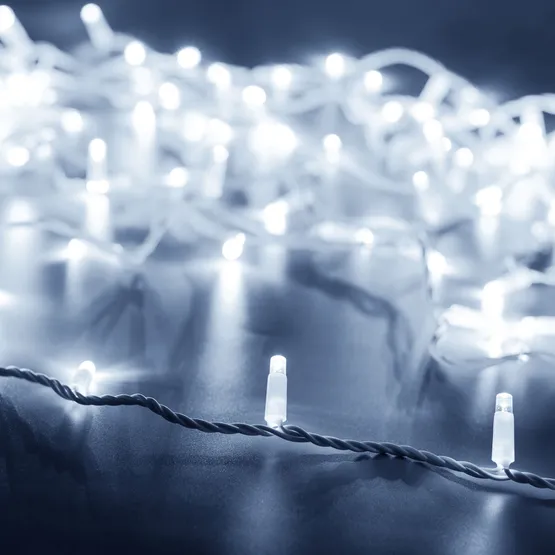 Фото #1 товара Светодиодная гирлянда ARD-STRING-CLASSIC-10000-WHITE-100LED-FLASH WHITE (230V, 7W) (Ardecoled, IP65, 1 год)