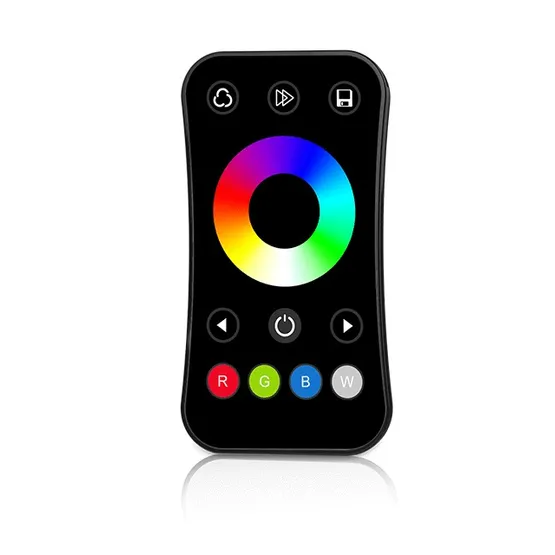 Фото товара INTELLIGENT ARLIGHT Пульт SMART-801-52-1G-1SC-RGBW Black (3V, 2.4G) (IARL, IP20 Пластик, 5 лет)