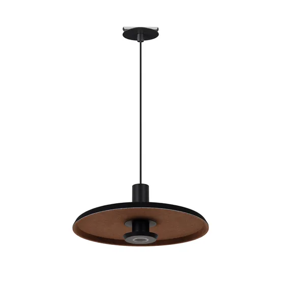 Фото #1 товара Светильник SP-KOTARO-R350-12W Warm3000 (BK-CF, 36 deg, 230V, TRIAC) (Arlight, IP20 Фетр, 3 года)