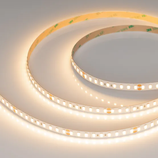 Фото #1 товара Светодиодная лента ULTRA-C126-10mm 24V Warm3000 (14.4 W/m, IP20, 5630, 5m) (Arlight, высок.эфф.200 лм/Вт)