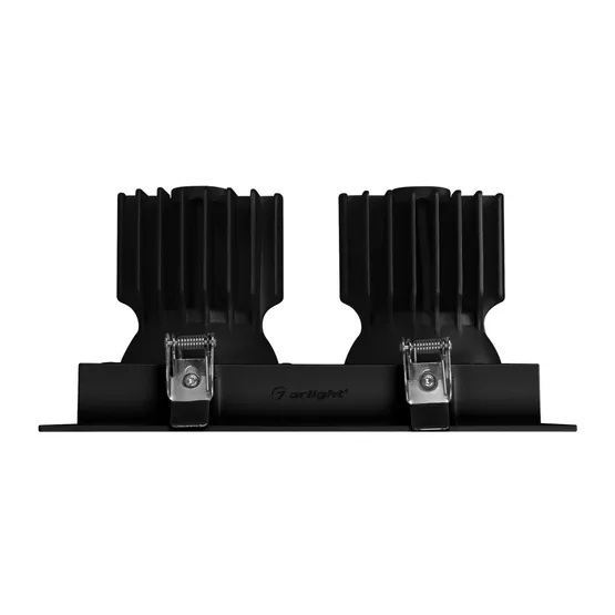 Фото #2 товара Светильник MS-VORTEX-BUILT-S210x117-2x20W Warm3000 (BK-BK, 40 deg, 230V) (Arlight, IP20 Металл, 5 лет)