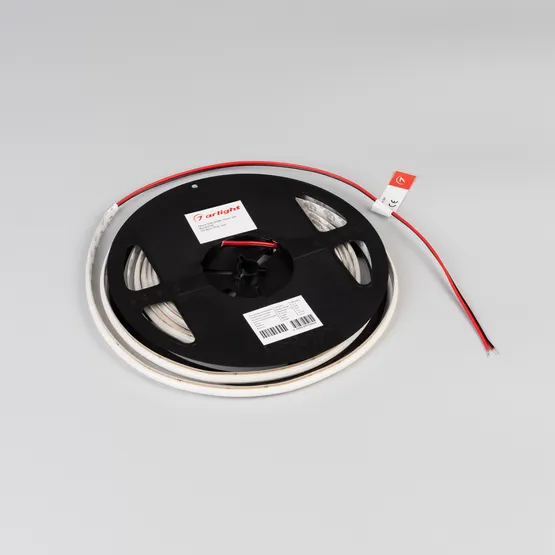 Фото #3 товара Светодиодная лента SOB-M288-10mm 24V Warm2700 (10 W/m, IP20, 5m) (Arlight, резка 1 светодиод)