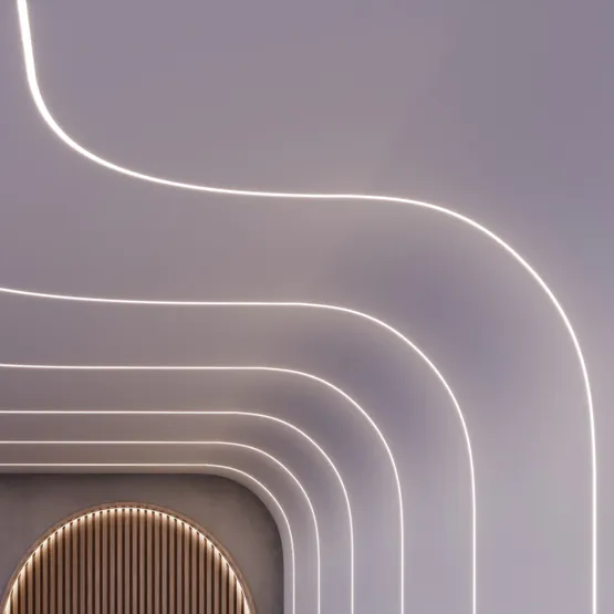 Фото #4 товара Силиконовый профиль WPH-FLEX-1616-TWIST-S11-10m WHITE (Arlight, Силикон)