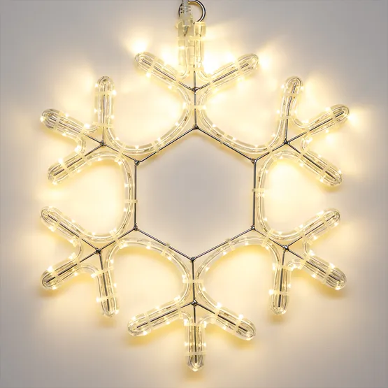 Фото #2 товара Фигура cветодиодная ARD-SNOWFLAKE-M7-450x375-108LED Warm (230V, 6.5W) (Ardecoled, IP65, 1 год)