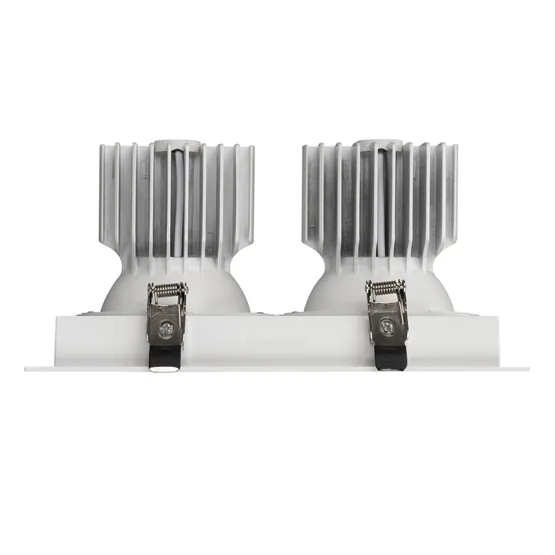Фото #3 товара Светильник MS-VORTEX-BUILT-S250x140-2x30W Day4000 (WH-WH, 17 deg, 230V) (Arlight, IP20 Металл, 5 лет)