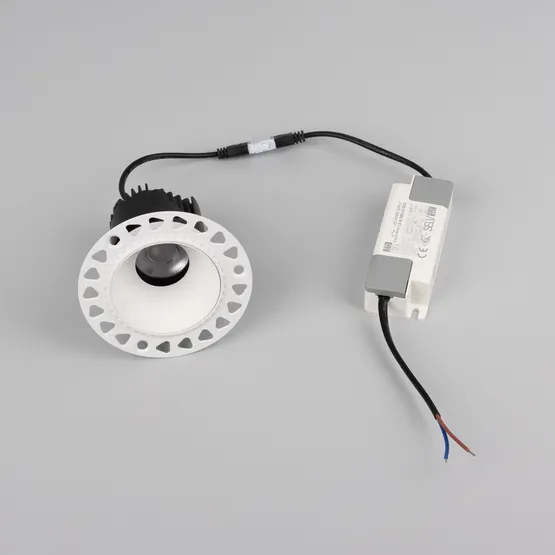 Фото #3 товара Светильник MS-ARADO-TRIMLESS-R65-9W Warm2700 (WH-WH, 55 deg, 230V) (Arlight, IP20 Металл, 5 лет)