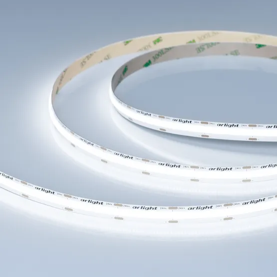 Фото #1 товара Светодиодная лента COB-X576-10mm 24V White6000 (15 W/m, IP20, 5m) (Arlight, высок.эфф.150 лм/Вт)