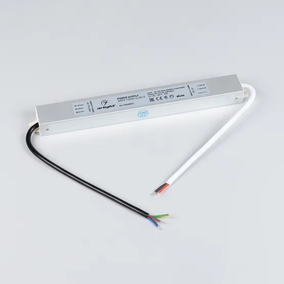 Фото #2 товара Блок питания ARPV-12060-SLIM-D (12V, 5A, 60W) (Arlight, IP67 Металл, 3 года)