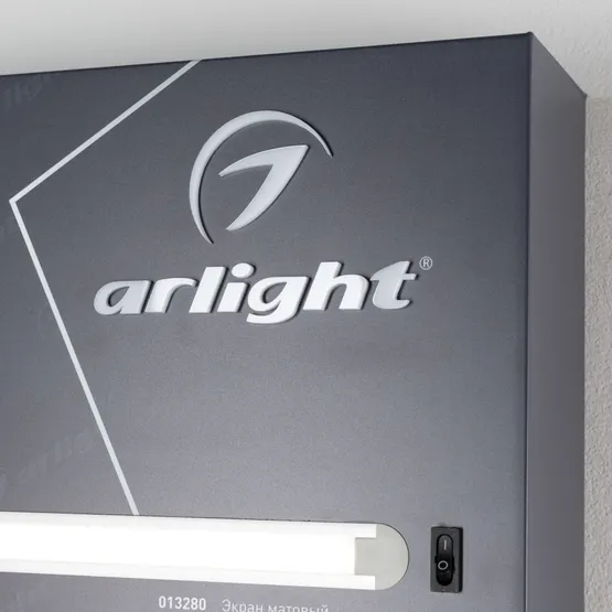 Фото #9 товара Стенд Профиль встраиваемый ARL-1100x600mm-02 (DB 3мм, пленка, лого) (Arlight, -)