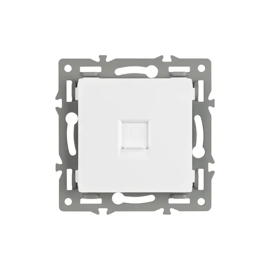 Фото #2 товара Механизм компьютерной розетки SCT-MPC1-PL-WH (RJ-45, CAT6) (Arlight, -)