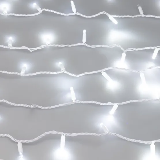 Фото #2 товара Светодиодная гирлянда ARD-STRING-CLASSIC-1000-WHITE-100LED-PULSE White (230V, 7W) (Ardecoled, IP65, 1 год)
