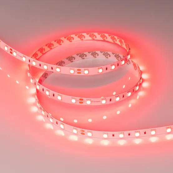 Фото #4 товара Светодиодная лента RT-B60-10mm 24V Red (14.4 W/m, IP20, 5060, 5m) (Arlight, Открытый)
