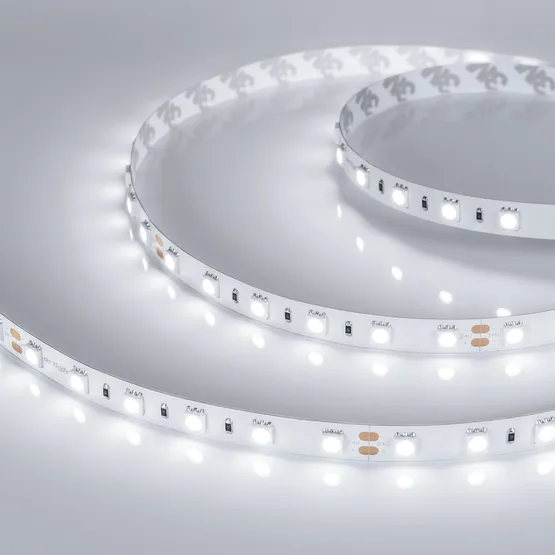 Фото #1 товара Светодиодная лента RT-B60-10mm 24V White6000 (14.4 W/m, IP20, 5060, 5m) (Arlight, 14.4 Вт/м, IP20)