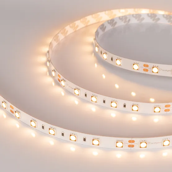 Фото #3 товара Светодиодная лента RT 2-5000 24V Warm3000 2x (5060, 300 LED, CRI98) (Arlight, 14.4 Вт/м, IP20)