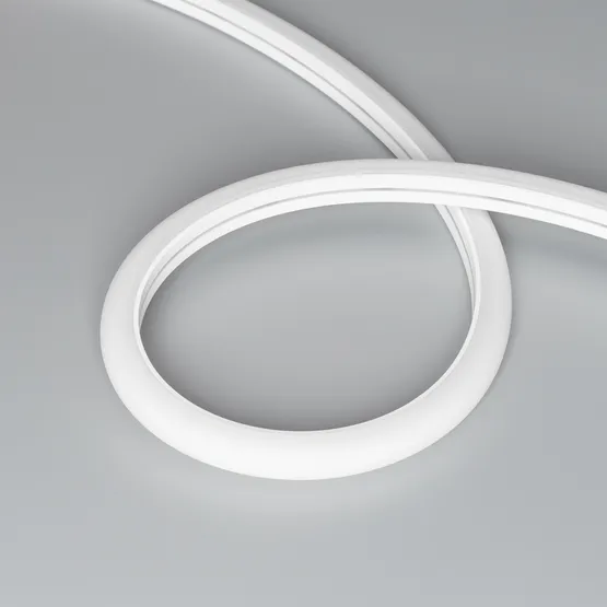 Фото #4 товара Светодиодная лента герметичная MOONLIGHT-TOP-G120-16x15mm 24V RGB (12 W/m, IP67, 5m, wire x2) (Arlight, Вывод боковой, 3 года)