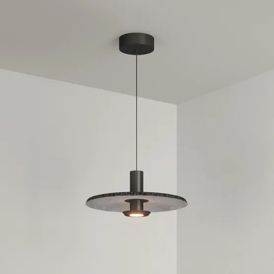 Фото #6 товара Светильник SP-KOTARO-R350-12W Warm2700 (BK-GR, 36 deg, 230V, TRIAC) (Arlight, IP20 Фетр, 3 года)