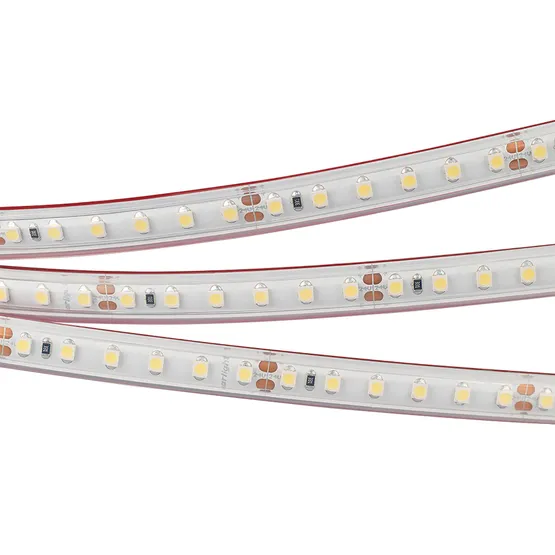 Фото #1 товара Светодиодная лента RTW 2-5000PS-50m 24V Warm2700 2x (3528, 120 LED/m, LUX) (Arlight, 9.6 Вт/м, IP67)