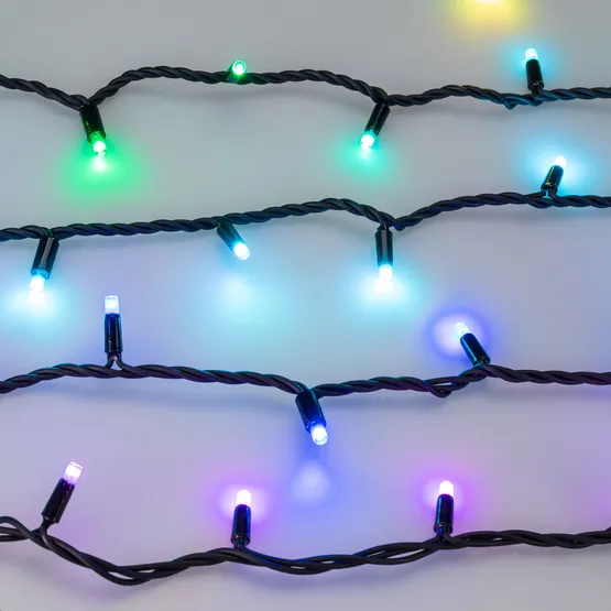 Фото #3 товара Светодиодная гирлянда ARD-STRING-PRO-10000-BLACK-100LED-LIVE RGB-DMX (24V, 10W) (Ardecoled, IP65, 2 года)