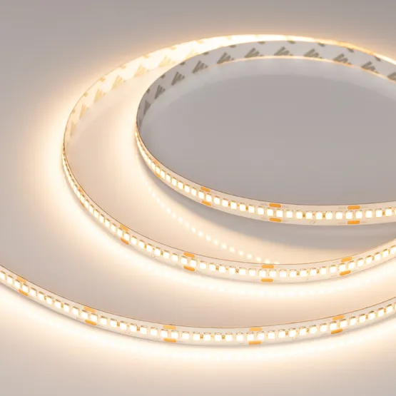 Фото #1 товара Светодиодная лента RT-A240-10mm 24V Warm2700 (22 W/m, IP20, 5m) (Arlight, высок.эфф.150 лм/Вт)