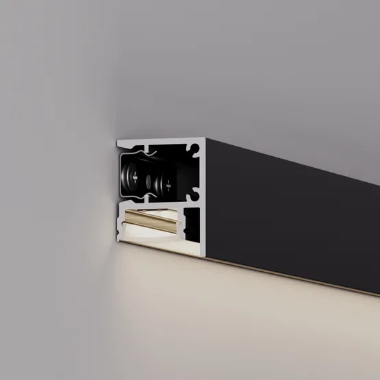 Фото #4 товара Профиль WALL-2228-2000 ANOD BLACK (Arlight, Алюминий)