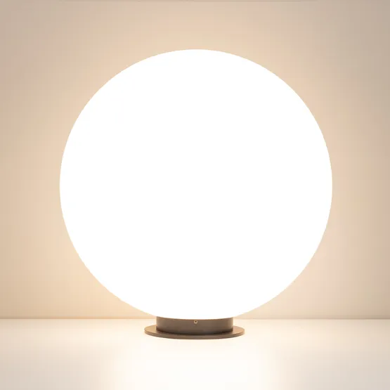 Фото #2 товара Светильник KT-GLOBE-R500-15W Warm3000 (DG, 275 deg, 24V) (Arlight, IP65 Металл, 3 года)