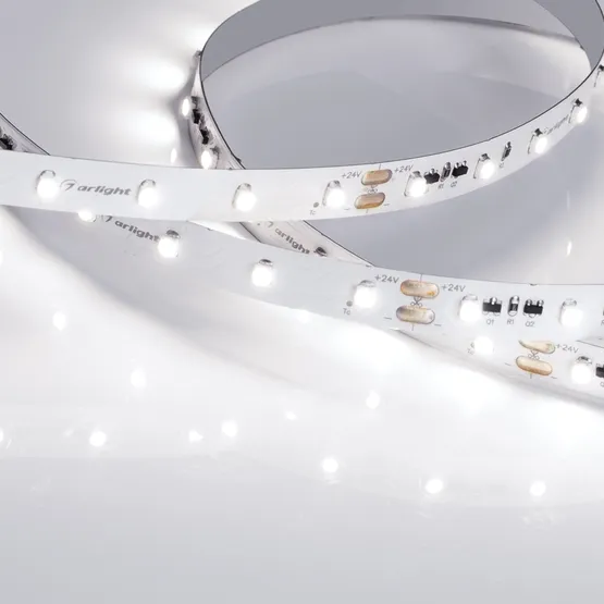 Фото #3 товара Светодиодная лента RT-20000 24V White6000 (3528, 60 LED/m, 20m) (Arlight, 4.8 Вт/м, IP20)