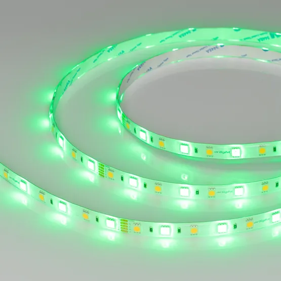 Фото #5 товара Светодиодная лента RTW-SE-B60-10mm 24V RGBW-Warm (14.4 W/m, IP65, 5060, 5m) (Arlight, Открытый)