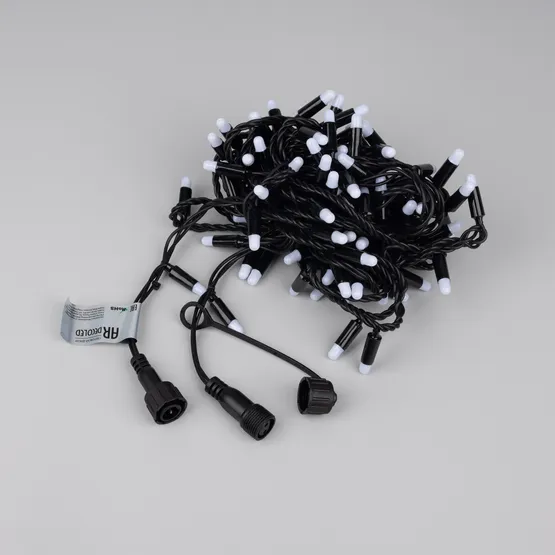 Фото #2 товара Светодиодная гирлянда ARD-STRING-CLASSIC-10000-BLACK-100LED-MILK-STD Warm (230V, 7W) (Ardecoled, IP65, 1 год)