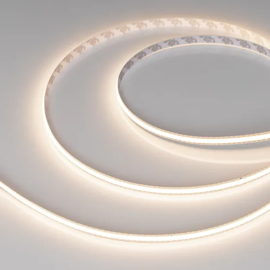 Фото #1 товара Светодиодная лента COB-X544-8mm 24V Warm3500 (11 W/m, IP20, 5m, FreeCut) (Arlight, Свободная резка)
