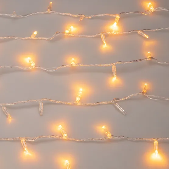 Фото #3 товара Светодиодная гирлянда ARD-STRING-CLASSIC-1000-CLEAR-100LED-PULSE Yellow (230V, 7W) (Ardecoled, IP65, 1 год)