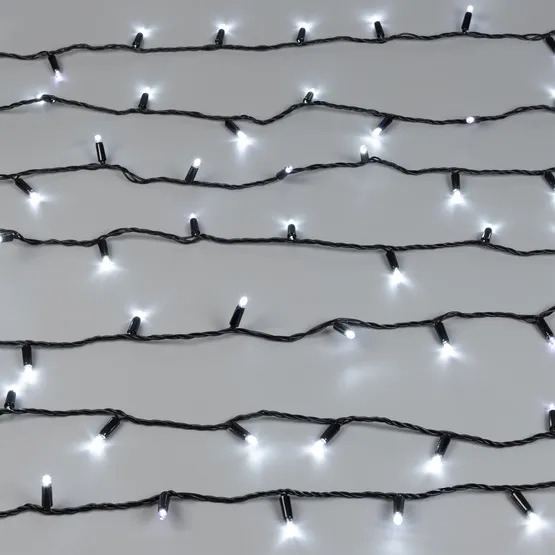 Фото #3 товара Светодиодная гирлянда ARD-STRING-CLASSIC-10000-BLACK-100LED-FLASH WHITE (230V, 7W) (Ardecoled, IP65, 1 год)