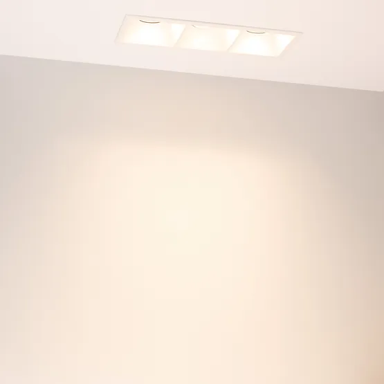 Фото #6 товара Светильник MS-FLOW-BUILT-S230x85-3x6W Warm3000 (BK, 15 deg, 230V) (Arlight, IP20 Металл, 5 лет)