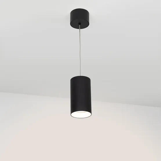 Фото #3 товара Светильник подвесной SP-POLO-R85-2-15W Warm White 40deg (Black, White Ring) (Arlight, IP20 Металл, 3 года)