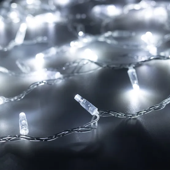 Фото #1 товара Светодиодная гирлянда ARD-STRING-CLASSIC-1000-CLEAR-100LED-PULSE White (230V, 7W) (Ardecoled, IP65, 1 год)