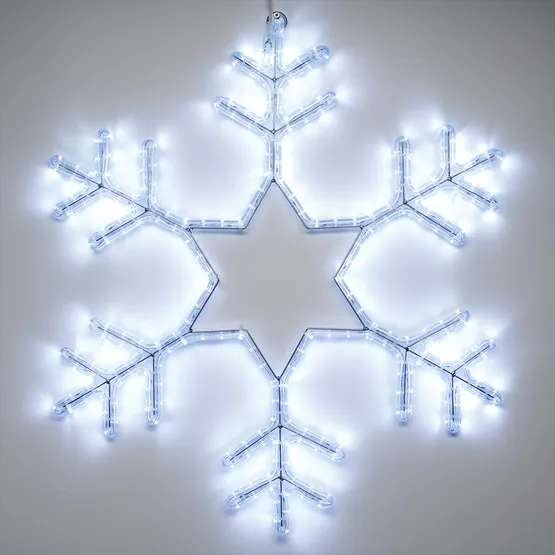 Фото #2 товара Фигура cветодиодная ARD-SNOWFLAKE-M4-750x750-324LED White (230V, 18W) (Ardecoled, IP65, 1 год)
