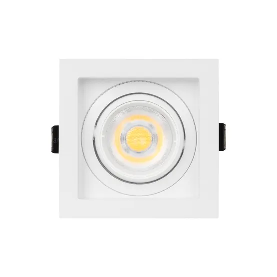 Фото #3 товара Светильник MS-VORTEX-BUILT-S90x90-12W Warm3000 (WH-WH, 40 deg, 230V) (Arlight, IP20 Металл, 5 лет)