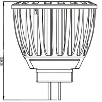 Фото #2 товара Светодиодная лампа MR11 4W30W-12V Warm White (Arlight, MR11)