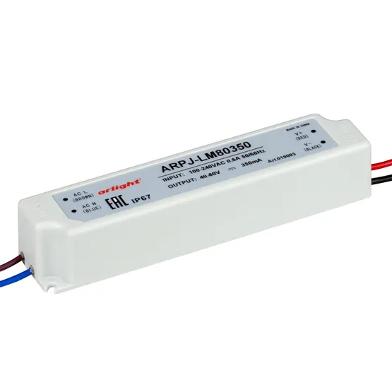 Фото товара Блок питания ARPJ-LM80350 (28W, 350mA) (Arlight, Пластик)
