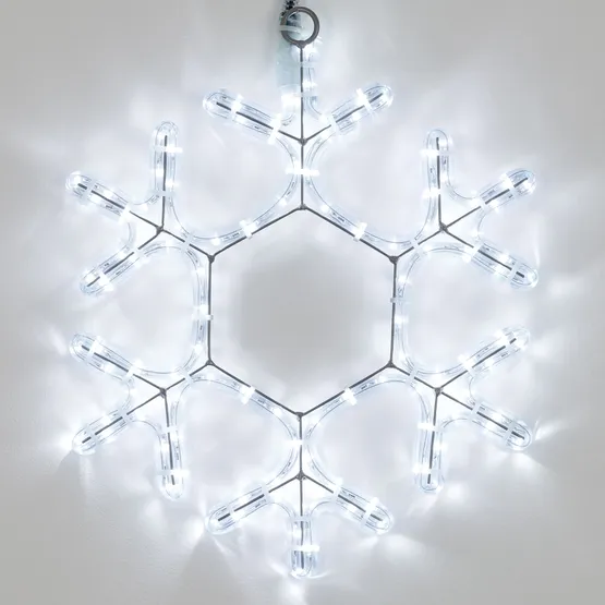 Фото #2 товара Фигура светодиодная ARD-SNOWFLAKE-M7-450x375-108LED White (230V, 6.5W) (Ardecoled, IP65, 1 год)