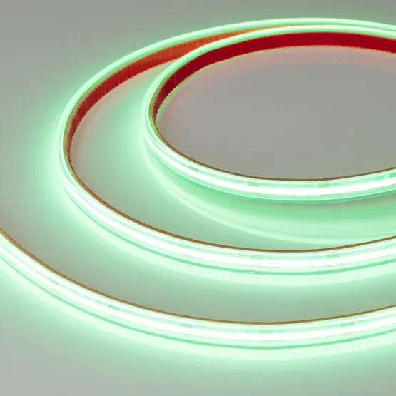 Фото #2 товара Светодиодная лента COB-5000PS-CSP-544-24V Green (10mm, 11.5W, IP67) (Arlight, -)