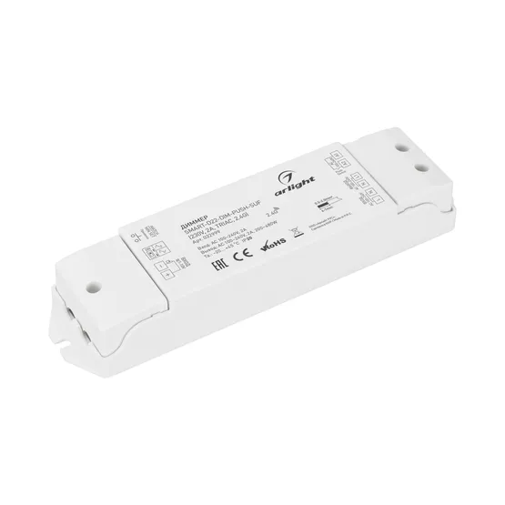 Фото товара Диммер SMART-D22-DIM-PUSH-SUF (230V, 2A, TRIAC, 2.4G) (Arlight, IP20 Пластик, 5 лет)