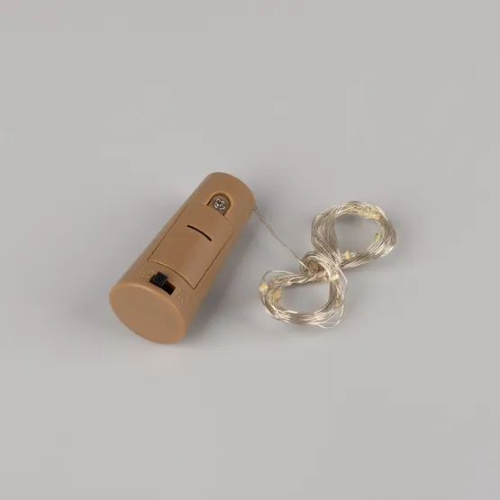 Фото #3 товара Светодиодная гирлянда ARD-DEW-HOME-2000-CLEAR-20LED-STD Purple (1.5V, Battery Pack, Cork) (Ardecoled, IP20)