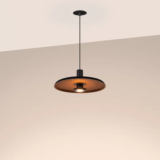 Фото #4 товара Светильник SP-KOTARO-R350-12W Warm2700 (BK-CF, 36 deg, 230V, TRIAC) (Arlight, IP20 Фетр, 3 года)