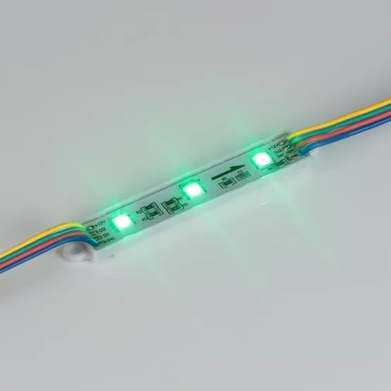 Фото #5 товара Модуль управляемый SPI-B3 12V RGB-RAM (0.6W, IP66, 120 deg) (Arlight, Пластик, 3 года)