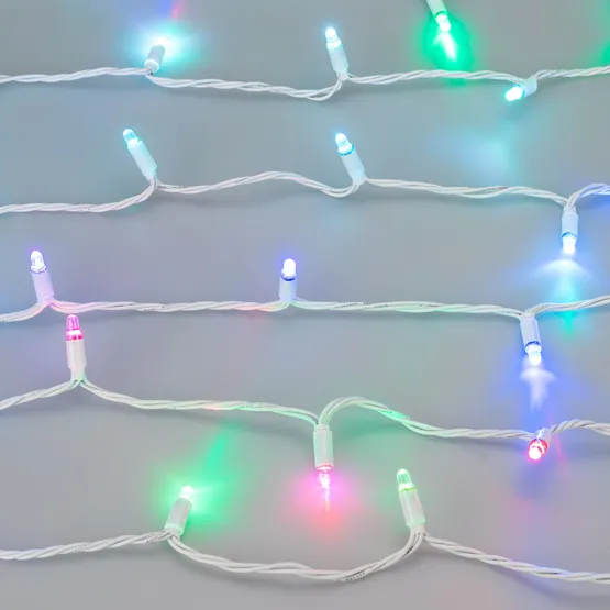 Фото #4 товара Светодиодная гирлянда ARD-STRING-CLASSIC-6000-WHITE-40LED-LIVE RGB-SPI (12V, 26W) (Ardecoled, IP65, 1 год)