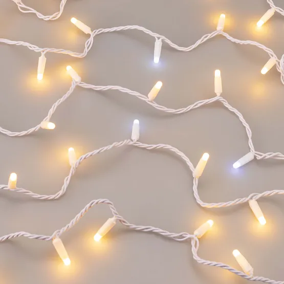 Фото #4 товара Светодиодная гирлянда ARD-STRING-CLASSIC-10000-WHITE-100LED-MILK-FLASH Warm (230V, 7W) (Ardecoled, IP65, 1 год)